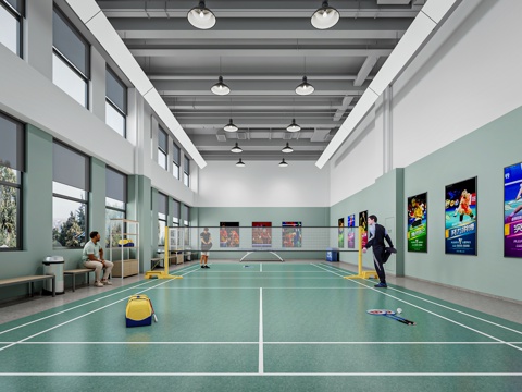 Modern Badminton Hall