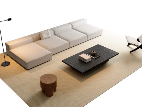 Modern Sofa Coffee Table Sectional Sofa