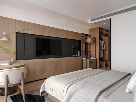 Log Style Hotel Rooms