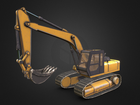 excavator crane shovel