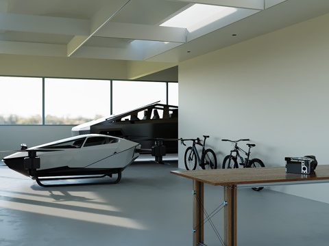 modern car garage