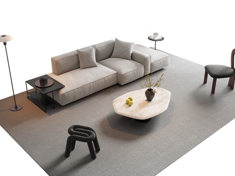 Modern Sofa Coffee Table Sectional Sofa