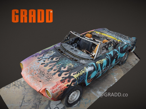 Graffiti Car Convertible