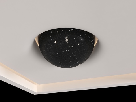 Modern lunar lamp lunar plaster ceiling