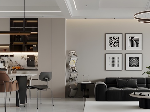 Modern Living&Dining Room