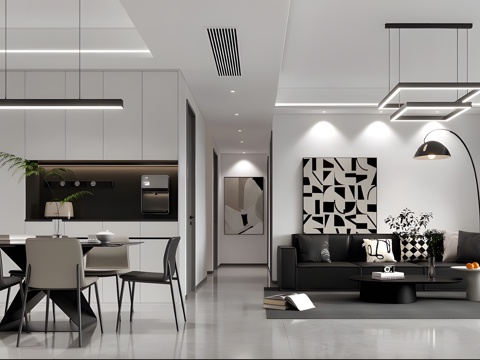 Modern Living&Dining Room