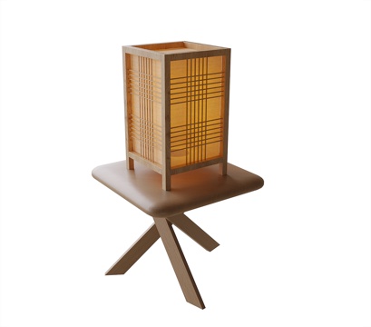 Japanese-style table lamp