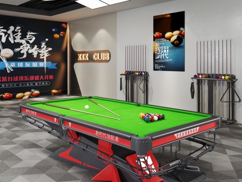 Modern Billiards Room Billiards Hall