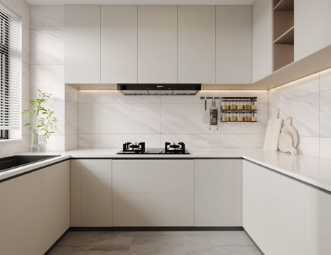 G412 Cream Style kitchen cabinet