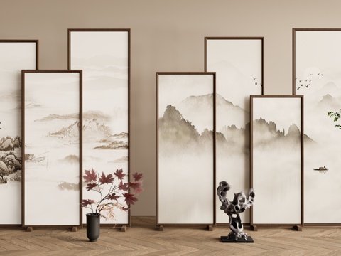 New Chinese Screen Decorative Screen Hallway Screen