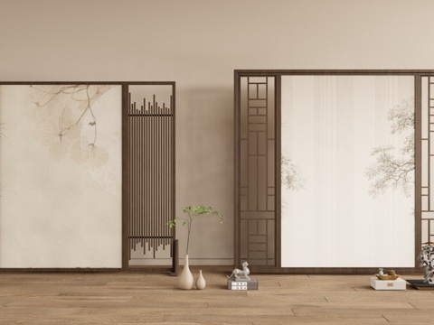 New Chinese Screen Decorative Screen Hallway Screen