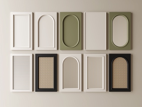 French cabinet door, door panel, rattan door, shutter door