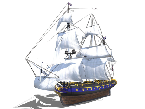 pirate sailboat