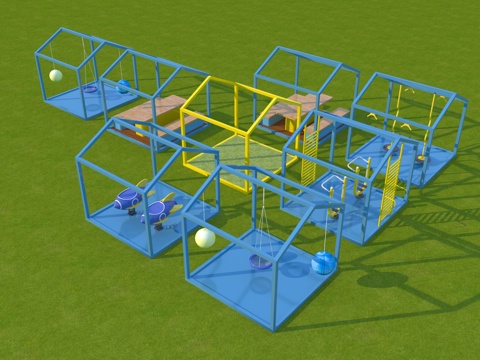 Children's play equipment landscape sports equipment