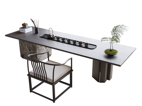 modern tea table and chair