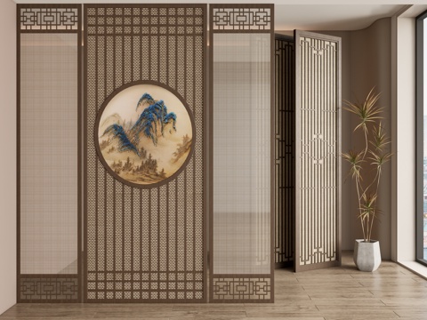 New Chinese Screen Decorative Screen Hallway Screen