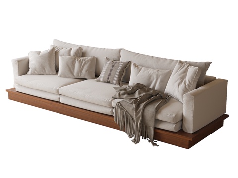 Log Style multi-person sofa sofa