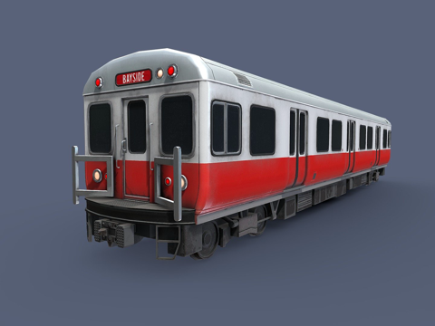 Red Line Metro Train