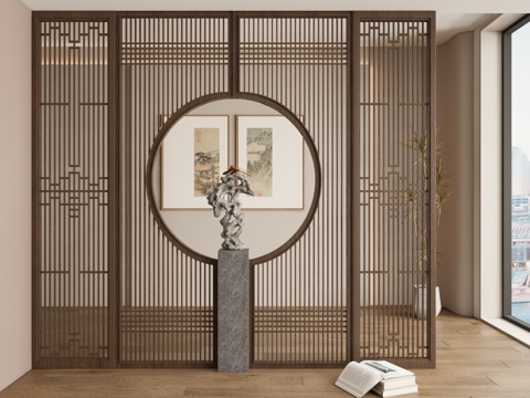 Neo-Chinese Style screen lattice screen