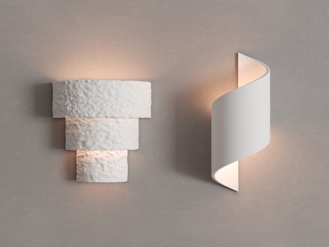 Modern gypsum wall lamp bedside porch wall lamp