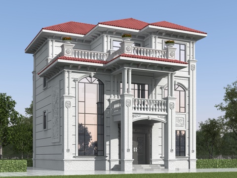 European-style single-family villa