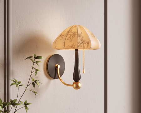 Song Dynasty Aesthetic Retro Wall Lamp Antique Wall Lamp