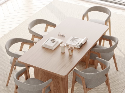 Modern Dining Table and Chair