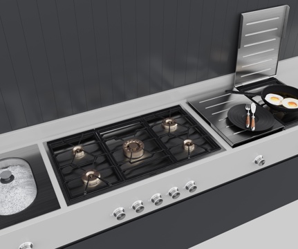 Modern gas stove