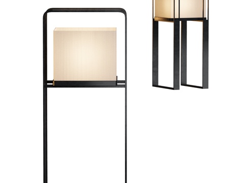 Simple floor lamp