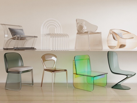 Modern acrylic chair Lounge Chair plastic chair