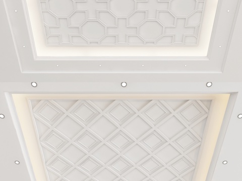 European-style ceiling