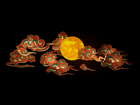 Neo-Chinese Style Antique Sun Sculpture