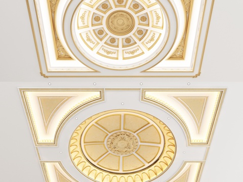 European-style ceiling