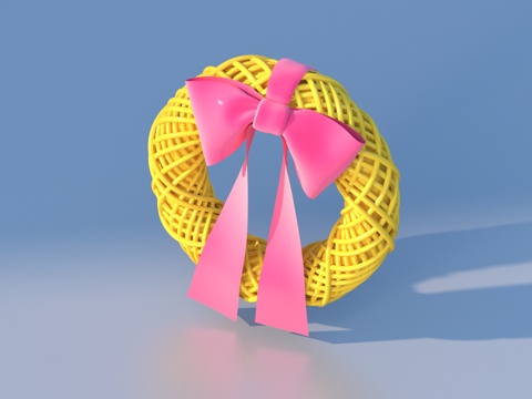 Ribbon Bow Bow Flower Shape