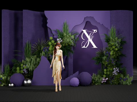 Niche Purple Wedding Design