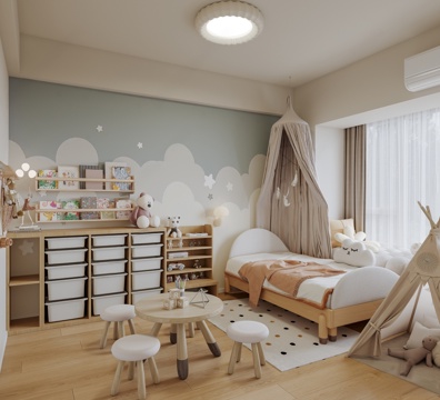 Cream Style kids Bedroom children's room