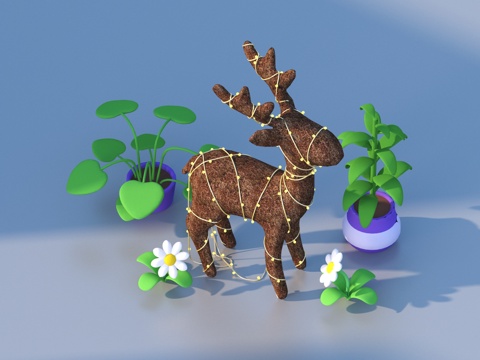 cartoon deer toy