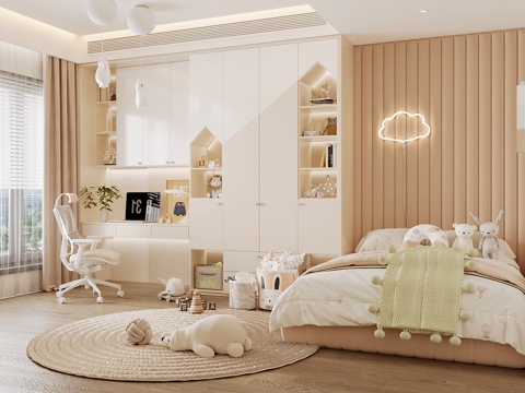 Modern kids Bedroom Girls Room