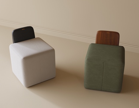 Modern Sofa Stool Shoe Changing Stool Dressing Stool