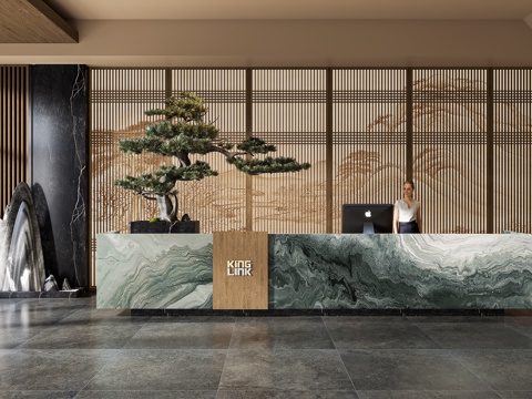 New Chinese Office Front Desk