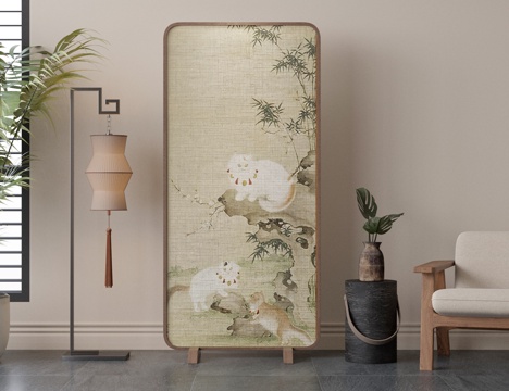 Neo-Chinese Style Screen Wooden Screen