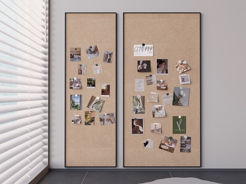 Solid Wood Photo Wall Notes Wall Post-it Notes