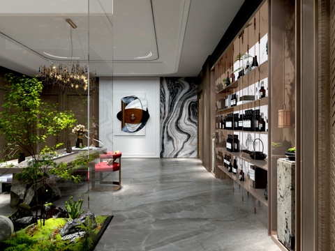 New Chinese Tea Room Wine Cellar