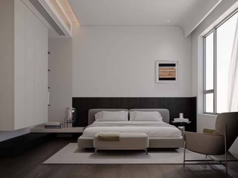 Modern Minimalist Bedroom