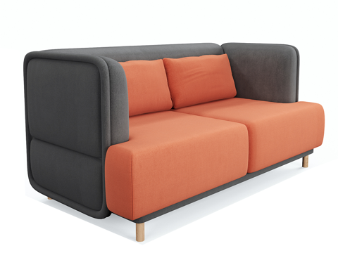 Modern double sofa