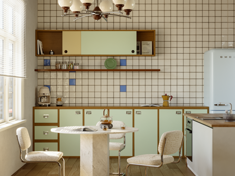 Mid-century Style Kitchen