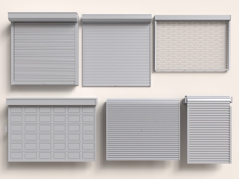 Modern rolling shutter door rolling gate garage door