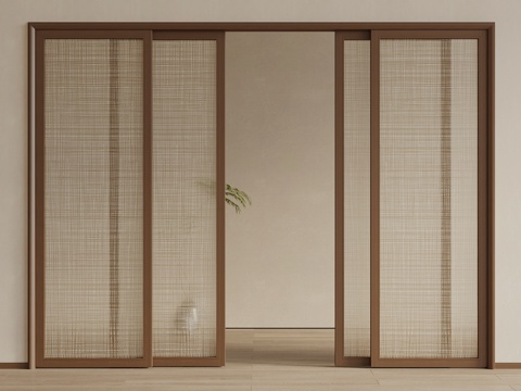 New Chinese sliding door sliding door