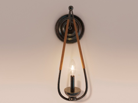 Wall lamp corridor lamp wrought iron wall lamp