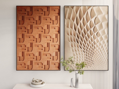 Modern three-dimensional decorative painting